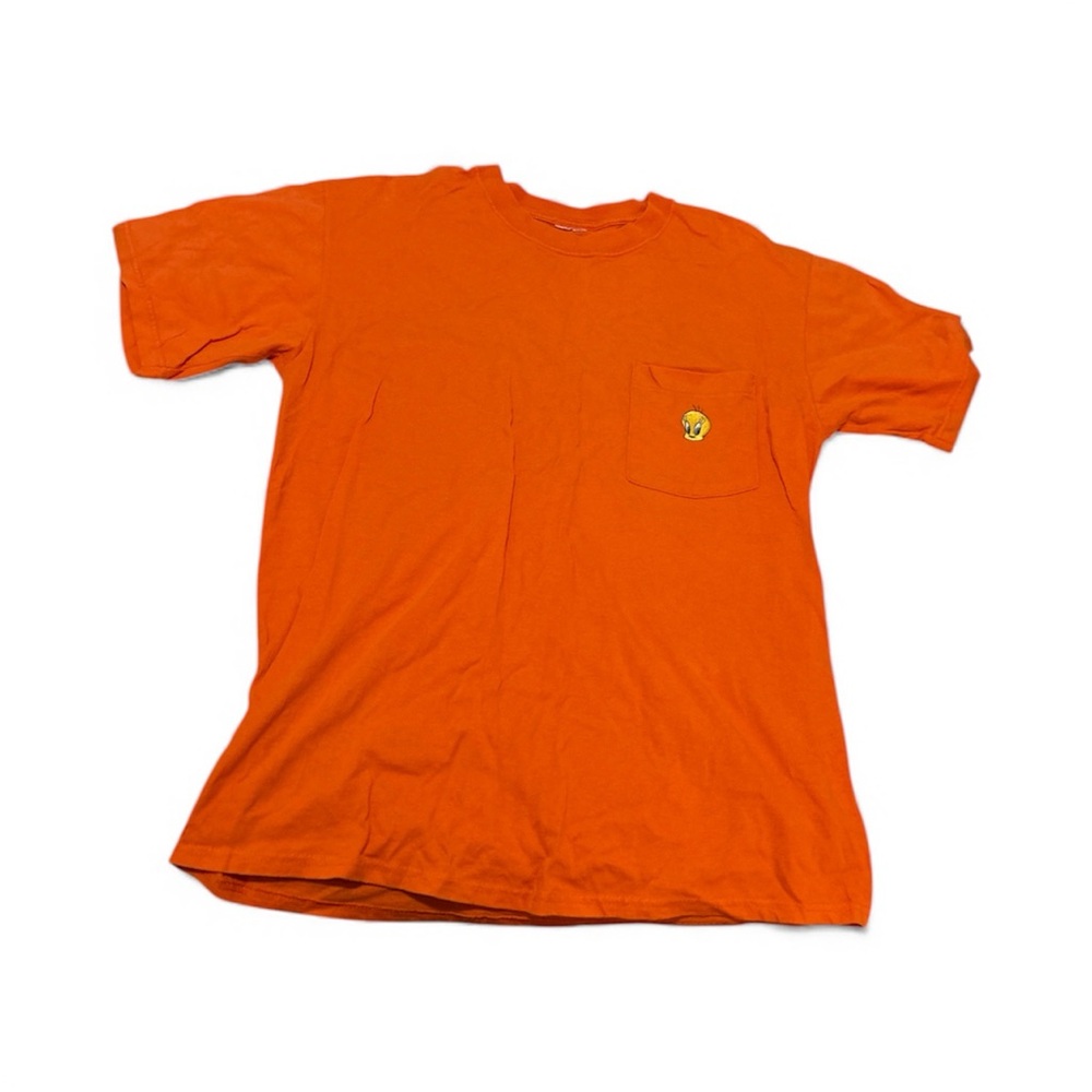 Orange women’s tweety  T-Shirt with Pocket